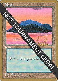 Island (C) - 1996 Michael Loconto (4ED) [World Championship Decks]