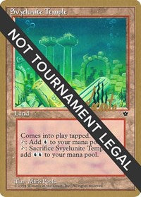 Svyelunite Temple - 1996 Michael Loconto (FEM) [World Championship Decks]