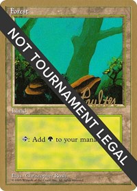 Forest (A) - 1996 Preston Poulter (4ED) [World Championship Decks]