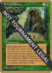 Sylvan Library - 1996 Preston Poulter (4ED) [World Championship Decks]