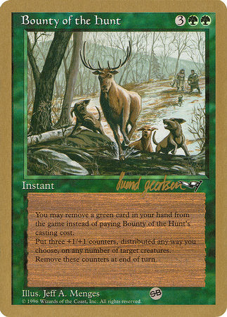 Bounty of the Hunt - 1997 Svend Geertsen (ALL) [World Championship Decks 1997]