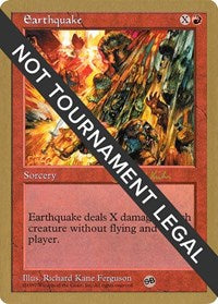 Earthquake - 1997 Janosch Kuhn (5ED) (SB) [World Championship Decks]