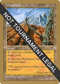 Wasteland - 1998 Randy Buehler (WTH) (SB) [World Championship Decks]