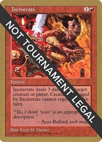 Incinerate - 1997 Paul McCabe (5ED) [World Championship Decks]