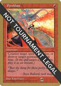 Pyroblast - 1997 Paul McCabe (5ED) (SB) [World Championship Decks]