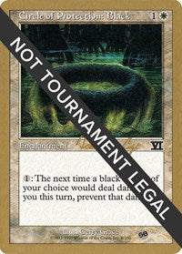 Circle of Protection: Black - 2000 Tom van de Logt (6ED) (SB) [World Championship Decks]