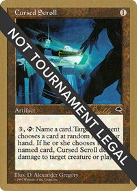 Cursed Scroll - 1999 Kai Budde (TMP) [World Championship Decks]