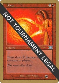 Blaze - 2000 Nicolas Labarre (6ED) (SB) [World Championship Decks]