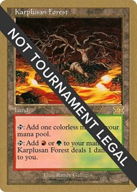 Karplusan Forest - 2000 Janosch Kuhn (6ED) [World Championship Decks]