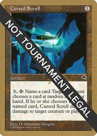 Cursed Scroll - 1999 Jakub Slemr (TMP) [World Championship Decks]