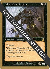 Phyrexian Negator - 1999 Jakub Slemr (UDS) (SB) [World Championship Decks]