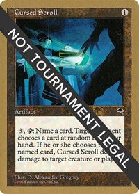 Cursed Scroll - 1999 Mark Le Pine (TMP) [World Championship Decks]