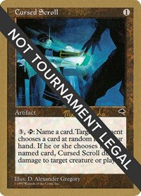 Cursed Scroll - 1999 Matt Linde (TMP) [World Championship Decks]