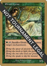 Elvish Lyrist - 1999 Matt Linde (USG) [World Championship Decks]