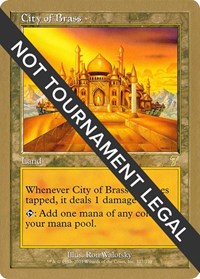 City of Brass - 2002 Brian Kibler (7ED) [World Championship Decks]