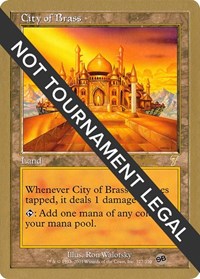 City of Brass - 2002 Brian Kibler (7ED) (SB) [World Championship Decks]