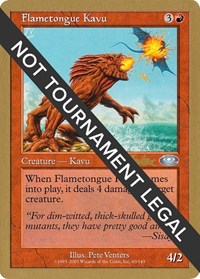 Flametongue Kavu - 2002 Brian Kibler (PLS) [World Championship Decks]