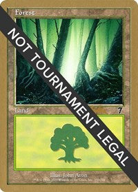 Forest (330) - 2002 Brian Kibler (7ED) [World Championship Decks]