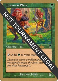 Llanowar Elves - 2002 Brian Kibler (7ED) [World Championship Decks]