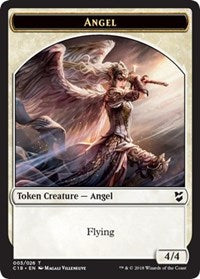 Angel // Cat Double-sided Token [Commander 2018]