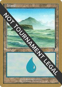 Island (333) - 2002 Raphael Levy (7ED) [World Championship Decks]