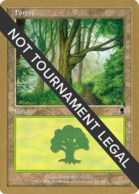 Forest (350) - 2002 Sim Han How (ODY) [World Championship Decks]