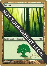 Forest (348) - 2003 Daniel Zink (8ED) [World Championship Decks]