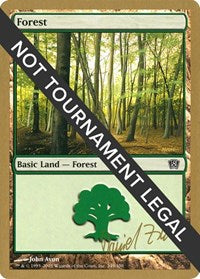 Forest (349) - 2003 Daniel Zink (8ED) [World Championship Decks]