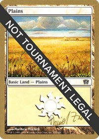 Plains (332) - 2003 Daniel Zink (8ED) [World Championship Decks]