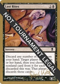 Last Rites - 2003 Peer Kroger (ODY) (SB) [World Championship Decks]