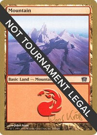 Mountain (344) - 2003 Peer Kroger (8ED) [World Championship Decks]