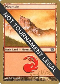 Mountain (346) - 2003 Peer Kroger (8ED) [World Championship Decks]