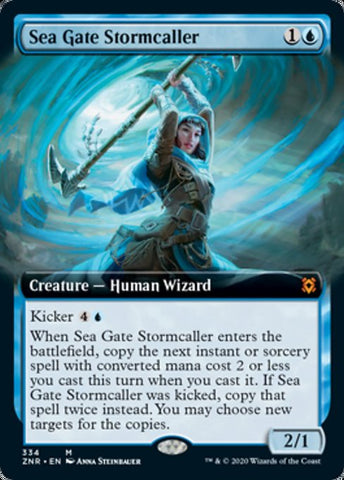 Sea Gate Stormcaller (Extended Art) [Zendikar Rising]