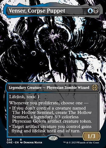 Venser, Corpse Puppet (Borderless Ichor) [Phyrexia: All Will Be One]