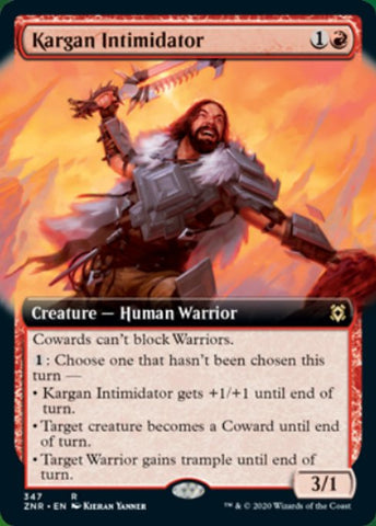 Kargan Intimidator (Extended Art) [Zendikar Rising]