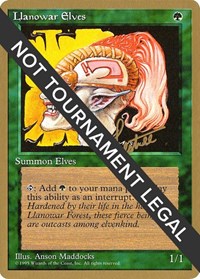 Llanowar Elves - 1996 Bertrand Lestree (4ED) [World Championship Decks]