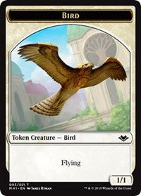 Bird (003) // Elephant (012) Double-sided Token [Modern Horizons]