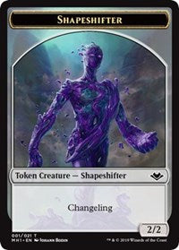 Shapeshifter (001) // Emblem - Wrenn and Six (021) Double-sided Token [Modern Horizons]