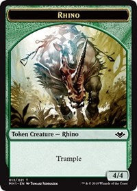 Rhino (013) // Spirit (016) Double-sided Token [Modern Horizons]