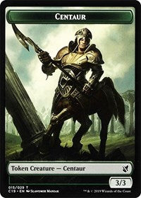 Centaur // Egg Double-sided Token [Commander 2019]