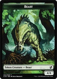 Beast (014) // Wurm Double-sided Token [Commander 2019]