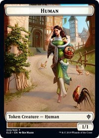 Human Token [Throne of Eldraine]