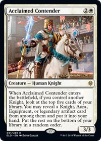 Acclaimed Contender [Throne of Eldraine Promos]