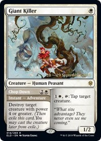 Giant Killer // Chop Down [Throne of Eldraine Promos]