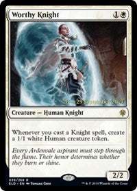 Worthy Knight [Throne of Eldraine Promos]