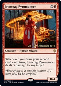 Irencrag Pyromancer [Throne of Eldraine Promos]