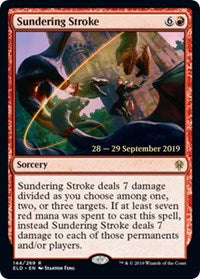 Sundering Stroke [Throne of Eldraine Promos]