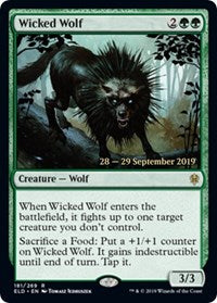 Wicked Wolf [Throne of Eldraine Promos]