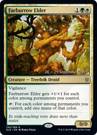 Faeburrow Elder [Throne of Eldraine Promos]