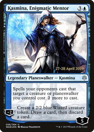 Kasmina, Enigmatic Mentor [War of the Spark Promos]
